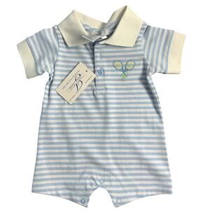 Ishtex Boys Tennis Romper 3 mo‎